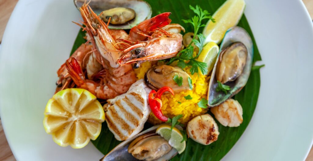 Plats cuisinés à bord du Catamaran Quo Vadis