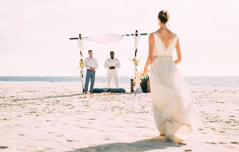 Mariage de rêve sur une plage des Seychelles